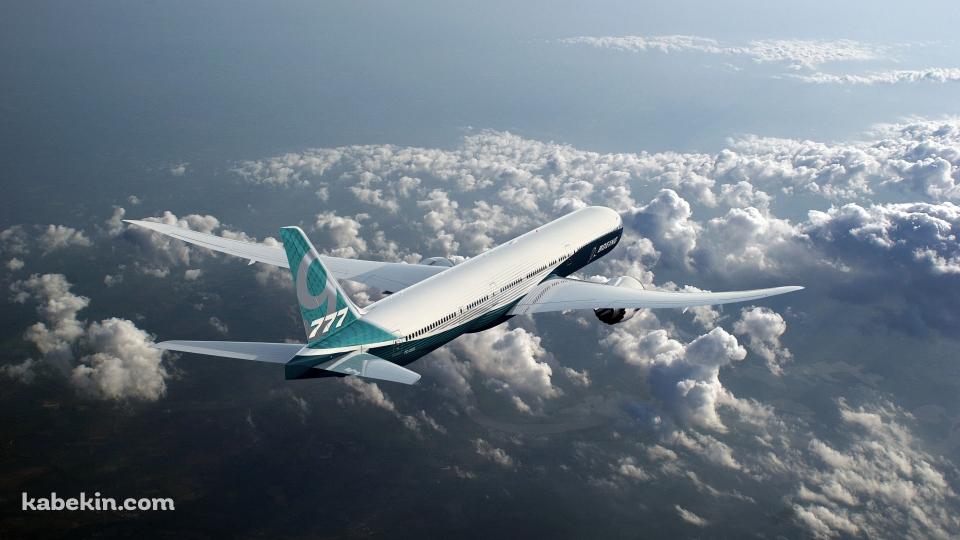 飛行中のボーイング777の壁紙(960px x 540px) 高画質 PC・デスクトップ用