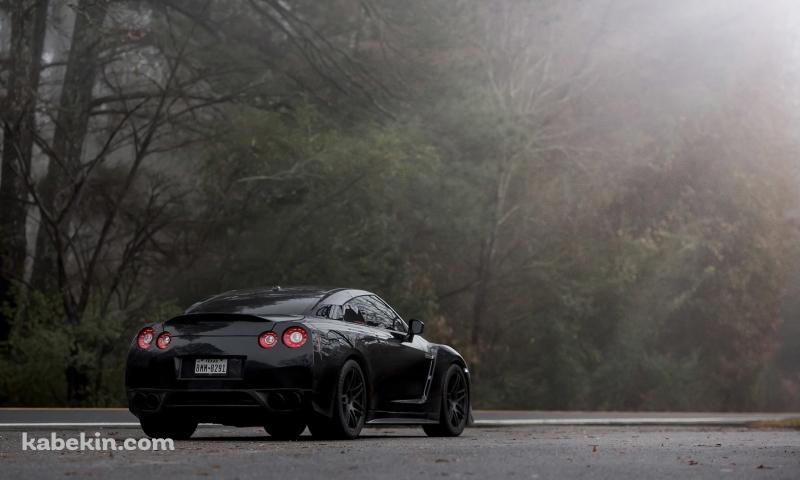 日産 GT R 黒の壁紙(800px x 480px) 高画質 PC・デスクトップ用