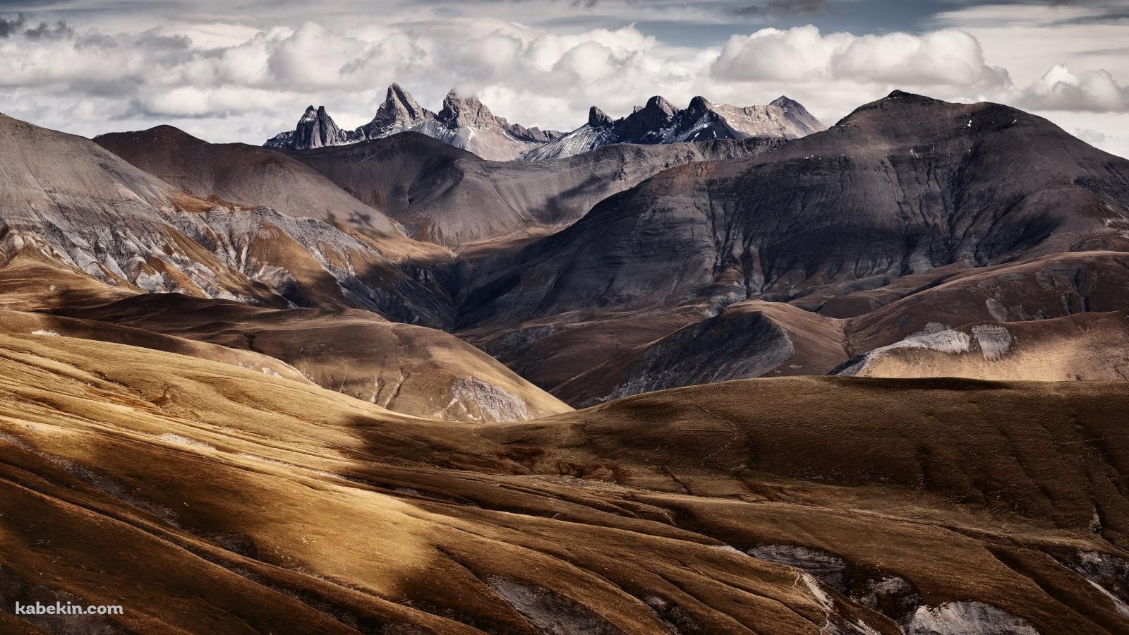 フランスの荒れた山の壁紙(1600px x 900px) 高画質 PC・デスクトップ用