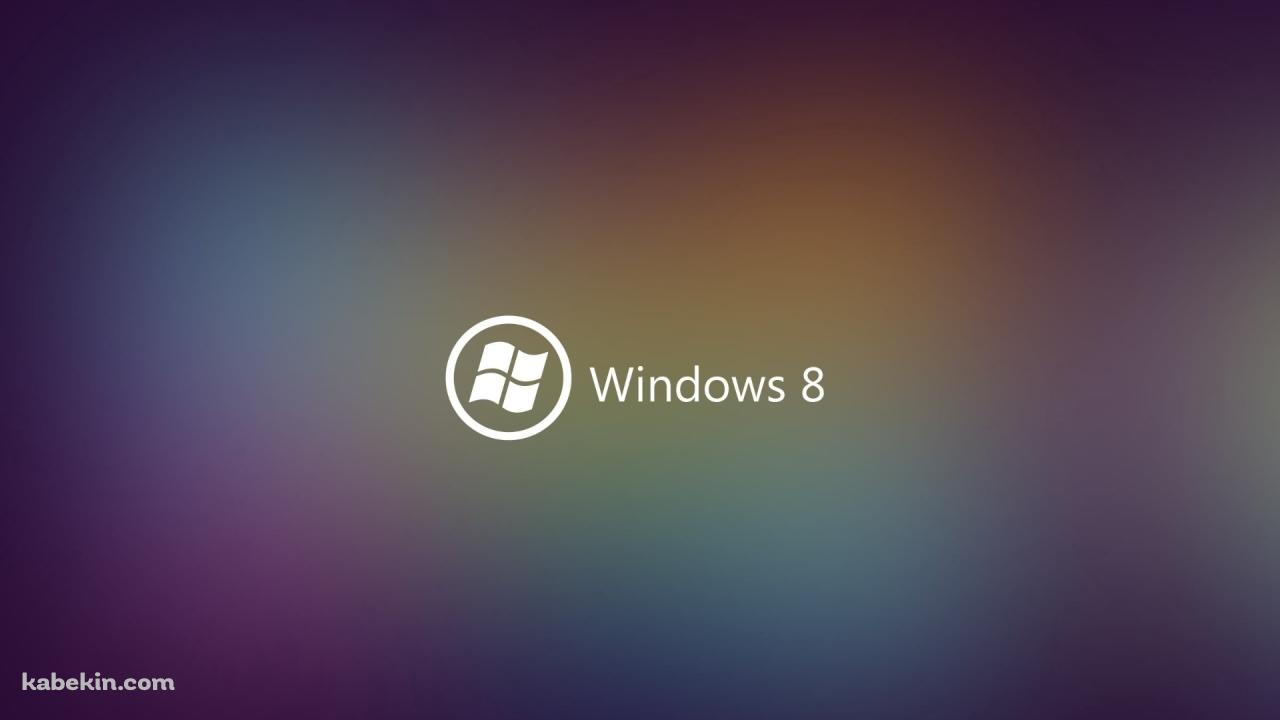 Windows 8 ブラー ロゴの壁紙(1280px x 720px) 高画質 PC・デスクトップ用