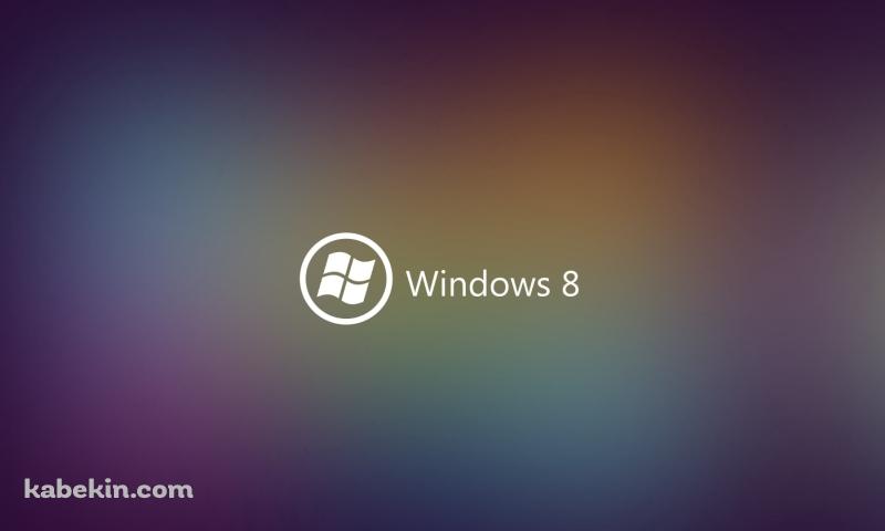 Windows 8 ブラー ロゴの壁紙(800px x 480px) 高画質 PC・デスクトップ用