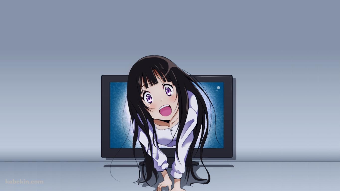 氷菓 千反田える 貞子の壁紙(1366px x 768px) 高画質 PC・デスクトップ用