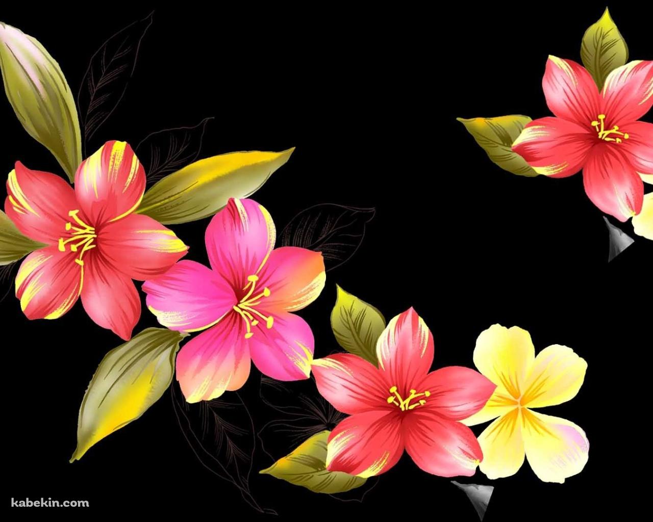 ピンクの花のアートの壁紙(1280px x 1024px) 高画質 PC・デスクトップ用