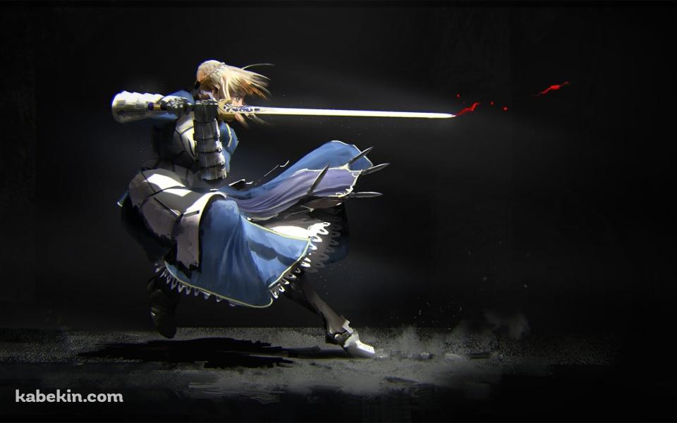 Fate かっこいいセイバーの壁紙(960px x 600px) 高画質 PC・デスクトップ用