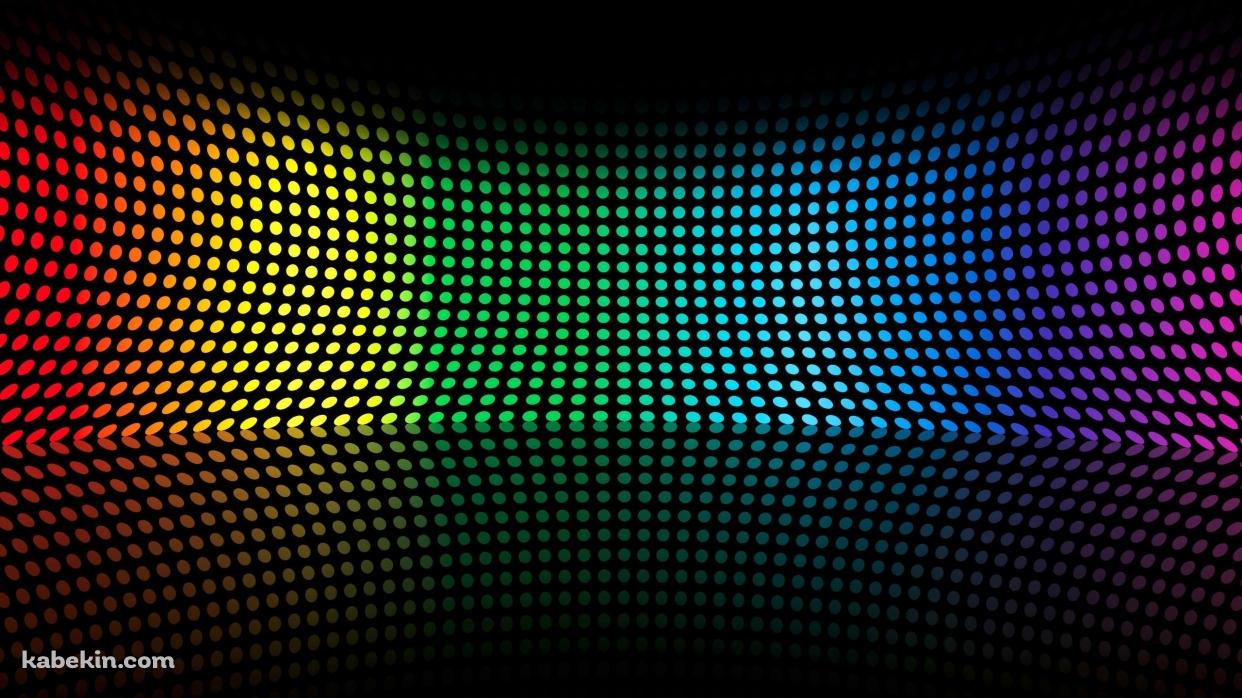奥行きのあるマルチカラーの壁紙(1242px x 698px) 高画質 PC・デスクトップ用