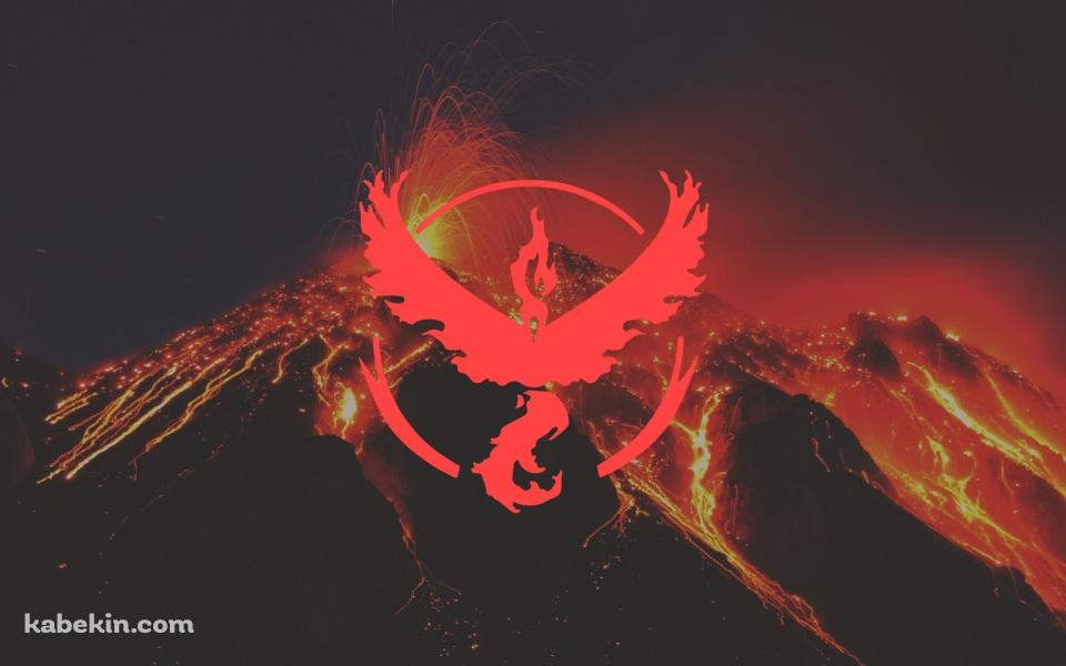 ポケモンGO Team Valor 赤の壁紙(960px x 600px) 高画質 PC・デスクトップ用