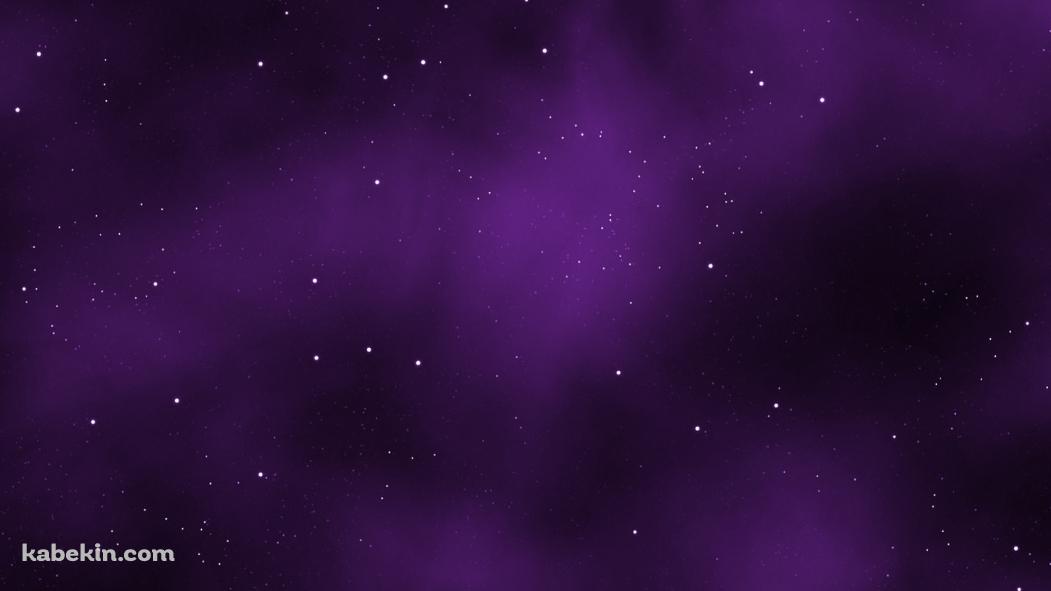 紫の星空の壁紙(1051px x 591px) 高画質 PC・デスクトップ用
