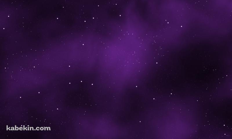 紫の星空の壁紙(800px x 480px) 高画質 PC・デスクトップ用