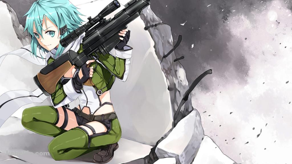 SAO スナイパー シノンの壁紙(1024px x 576px) 高画質 PC・デスクトップ用