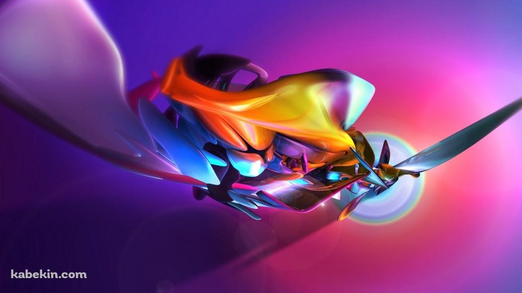 カラフルなアブストラクトの壁紙(1051px x 591px) 高画質 PC・デスクトップ用