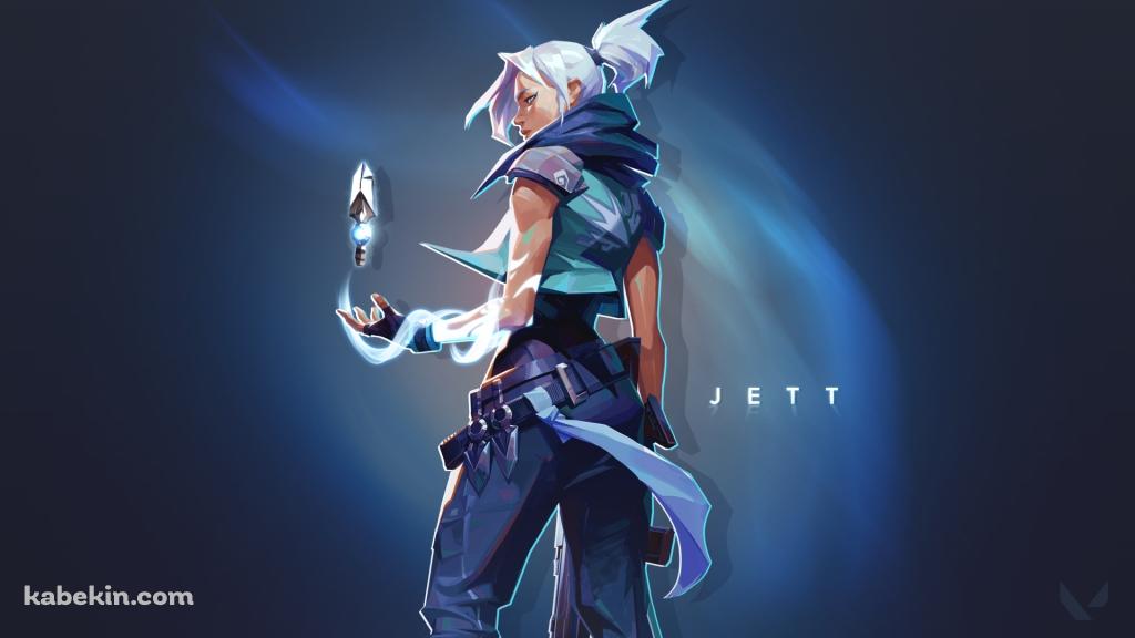 ヴァロラント JETT BLUEの壁紙(1024px x 576px) 高画質 PC・デスクトップ用