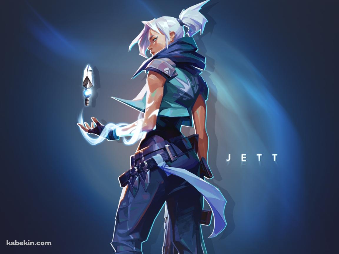 ヴァロラント JETT BLUEの壁紙(1152px x 864px) 高画質 PC・デスクトップ用