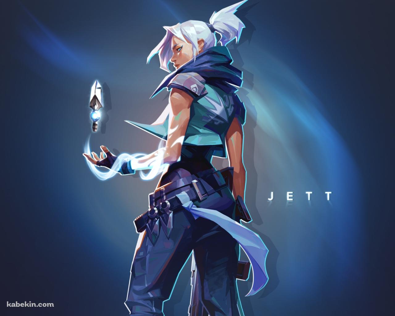 ヴァロラント JETT BLUEの壁紙(1280px x 1024px) 高画質 PC・デスクトップ用