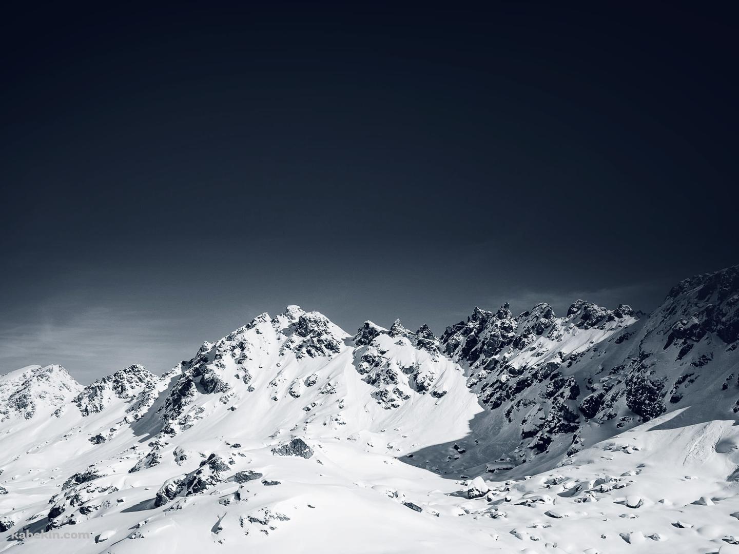 アルプスの雪景色の壁紙(1440px x 1080px) 高画質 PC・デスクトップ用