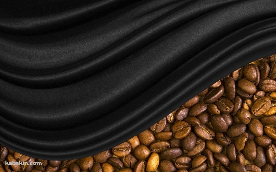 コーヒー豆 布の壁紙(1152px x 720px) 高画質 PC・デスクトップ用