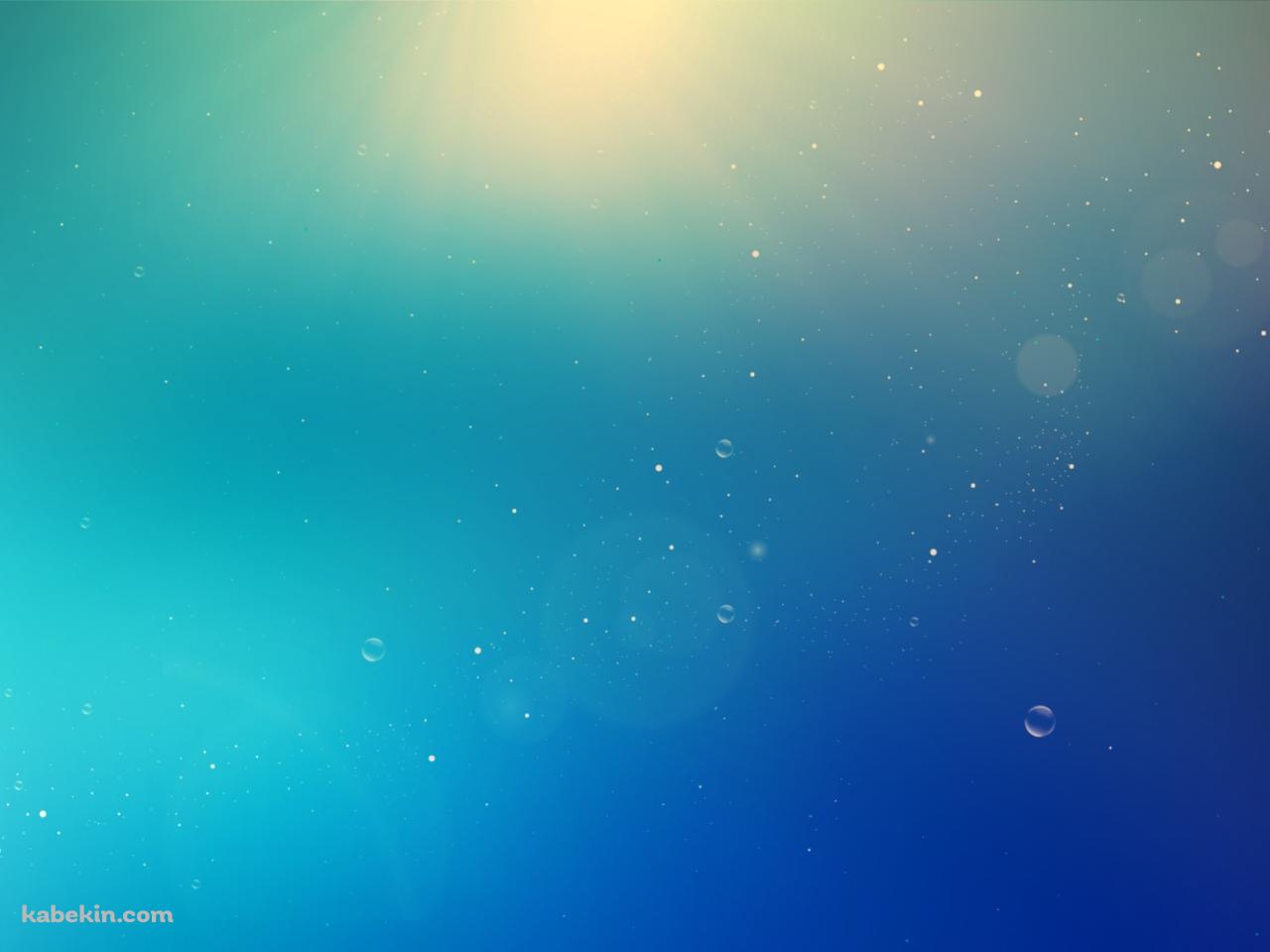 青 射しこむ光の壁紙(1280px x 960px) 高画質 PC・デスクトップ用