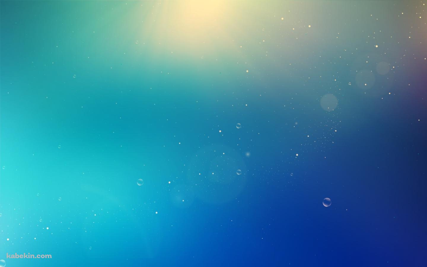 青 射しこむ光の壁紙(1440px x 900px) 高画質 PC・デスクトップ用