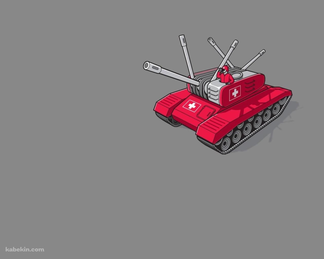 赤い戦車の壁紙(1280px x 1024px) 高画質 PC・デスクトップ用