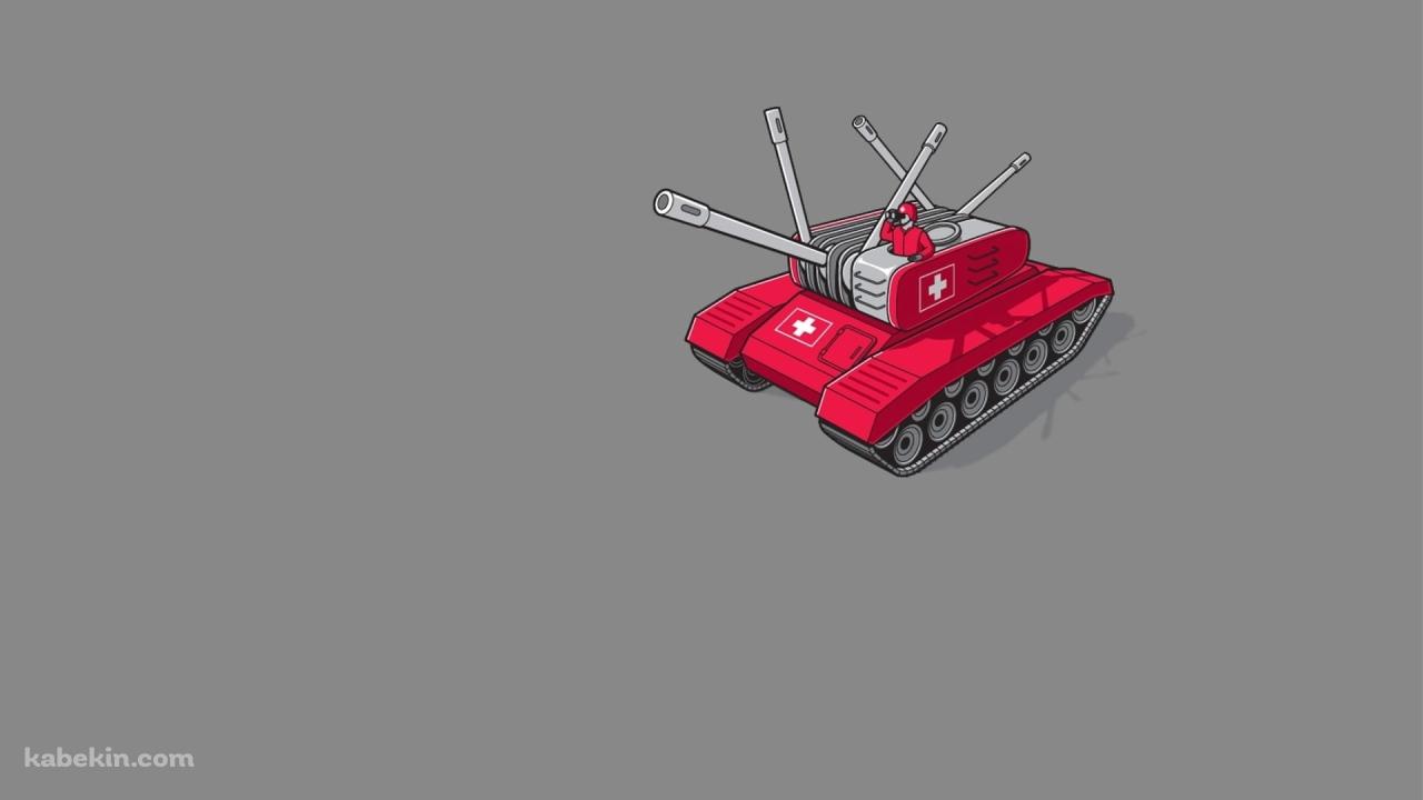 赤い戦車の壁紙(1280px x 720px) 高画質 PC・デスクトップ用