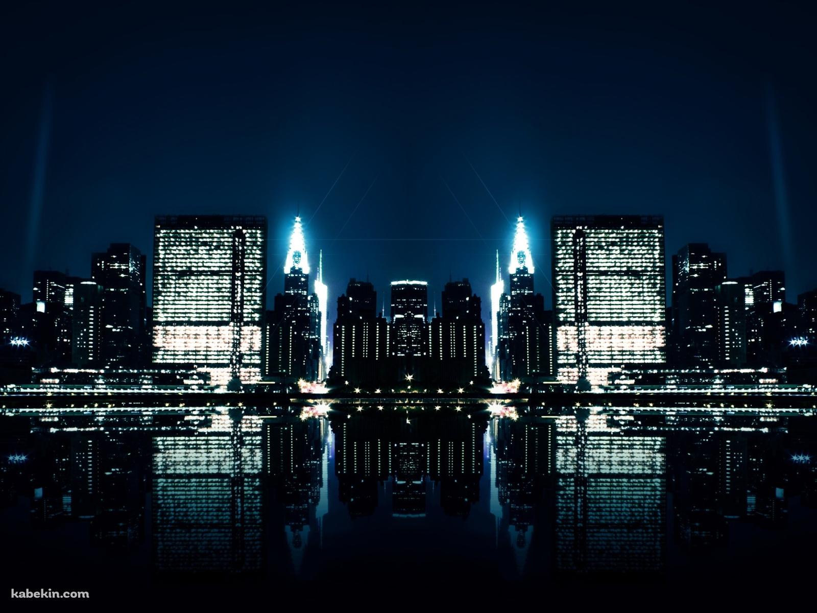 対象性のある街並みの壁紙(1600px x 1200px) 高画質 PC・デスクトップ用
