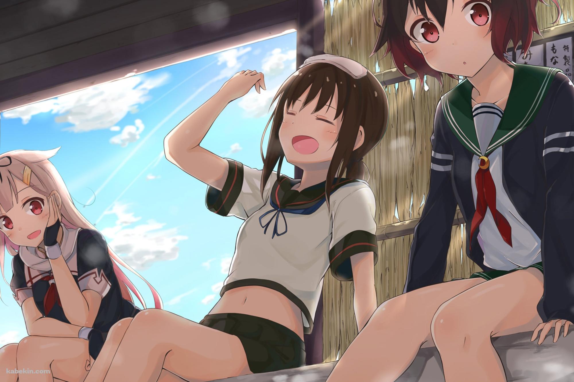 艦隊これくしょん 艦これ 艦娘の休息の壁紙(2000px x 1333px) 高画質 PC・デスクトップ用