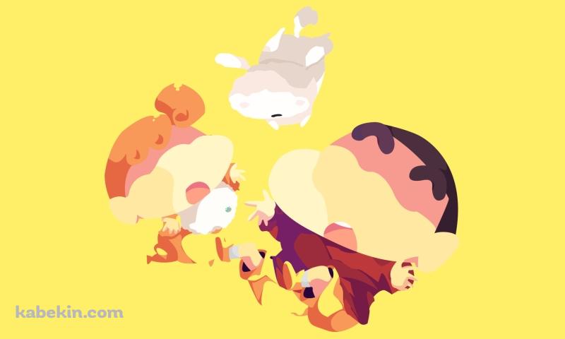 クレヨンしんちゃん シロ みさえの壁紙(800px x 480px) 高画質 PC・デスクトップ用