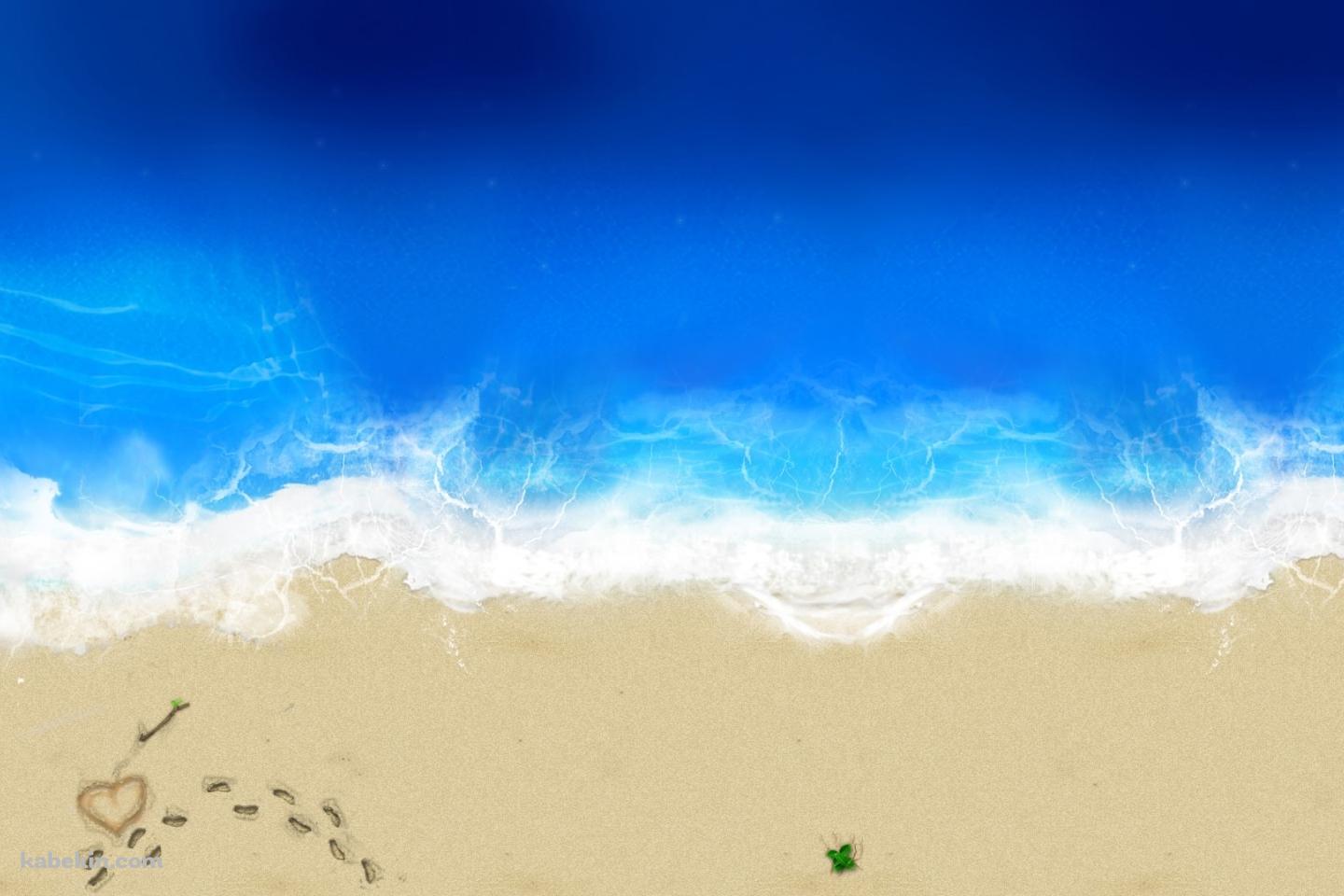 俯瞰した海の壁紙(1440px x 960px) 高画質 PC・デスクトップ用
