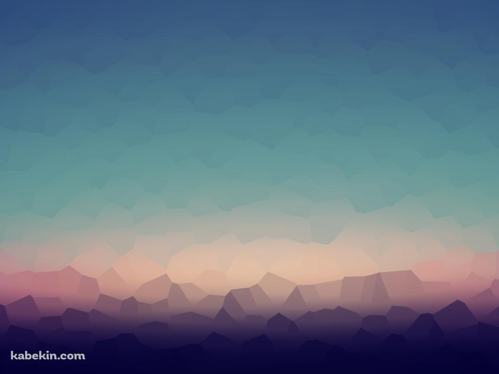 ポリゴンの壁紙(1024px x 768px) 高画質 PC・デスクトップ用