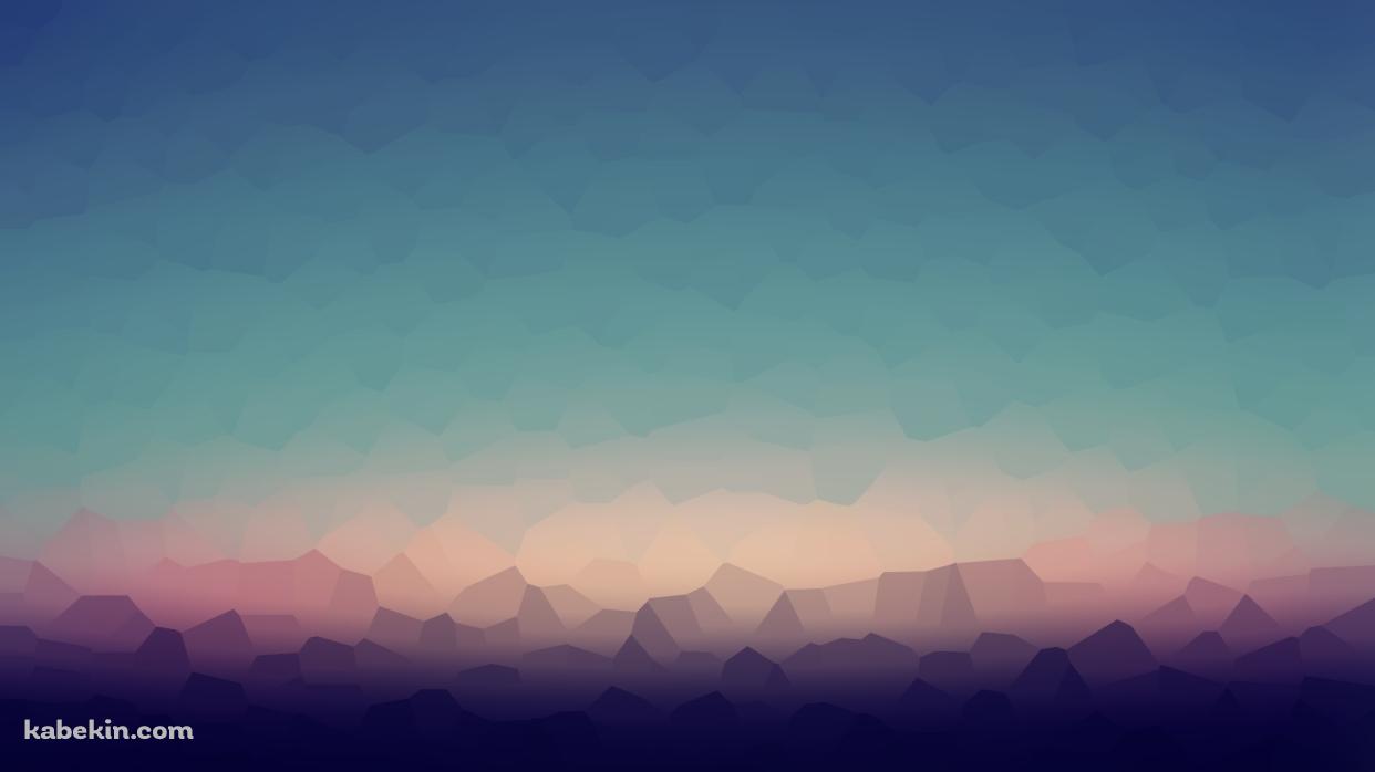 ポリゴンの壁紙(1242px x 698px) 高画質 PC・デスクトップ用