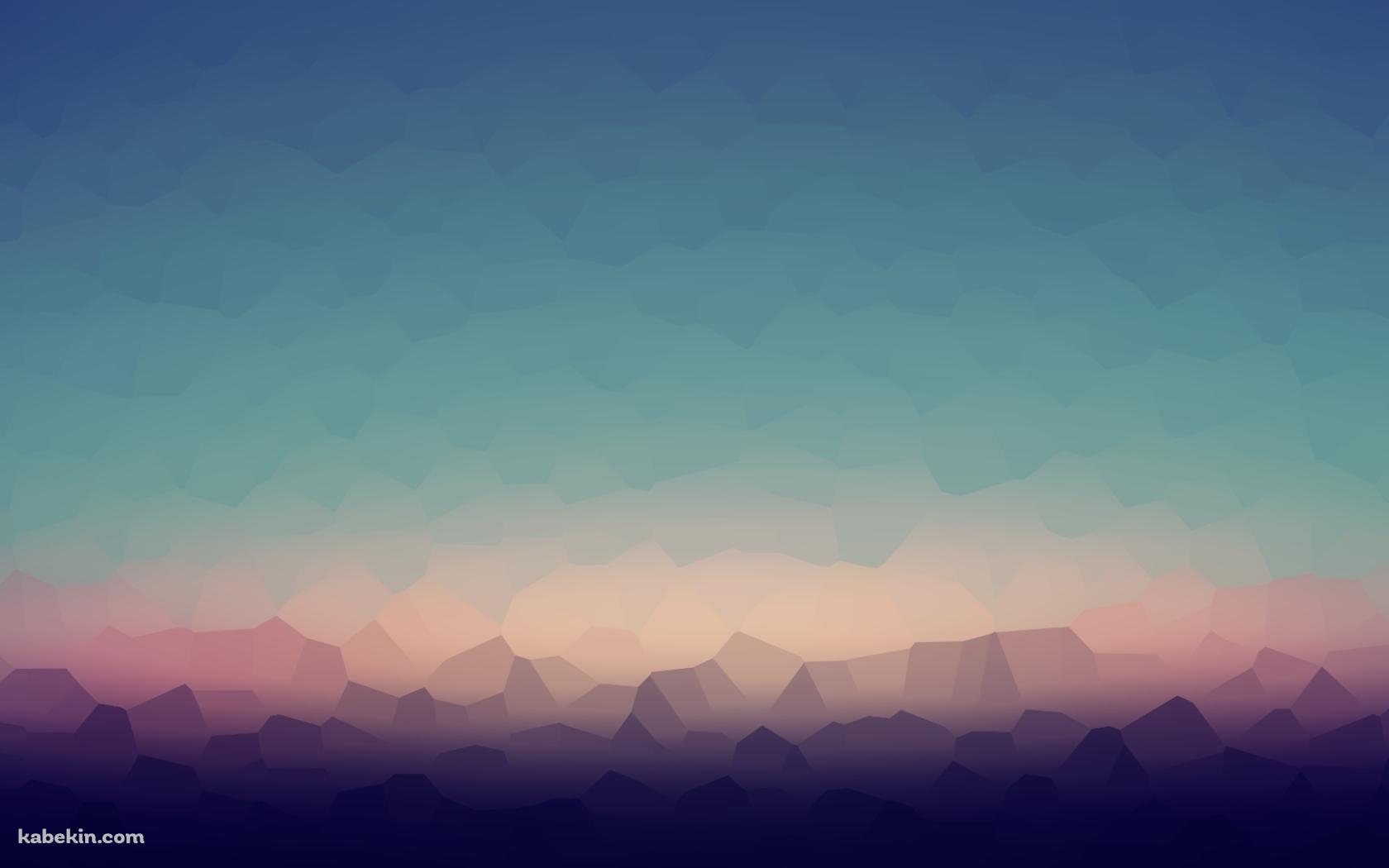 ポリゴンの壁紙(1680px x 1050px) 高画質 PC・デスクトップ用