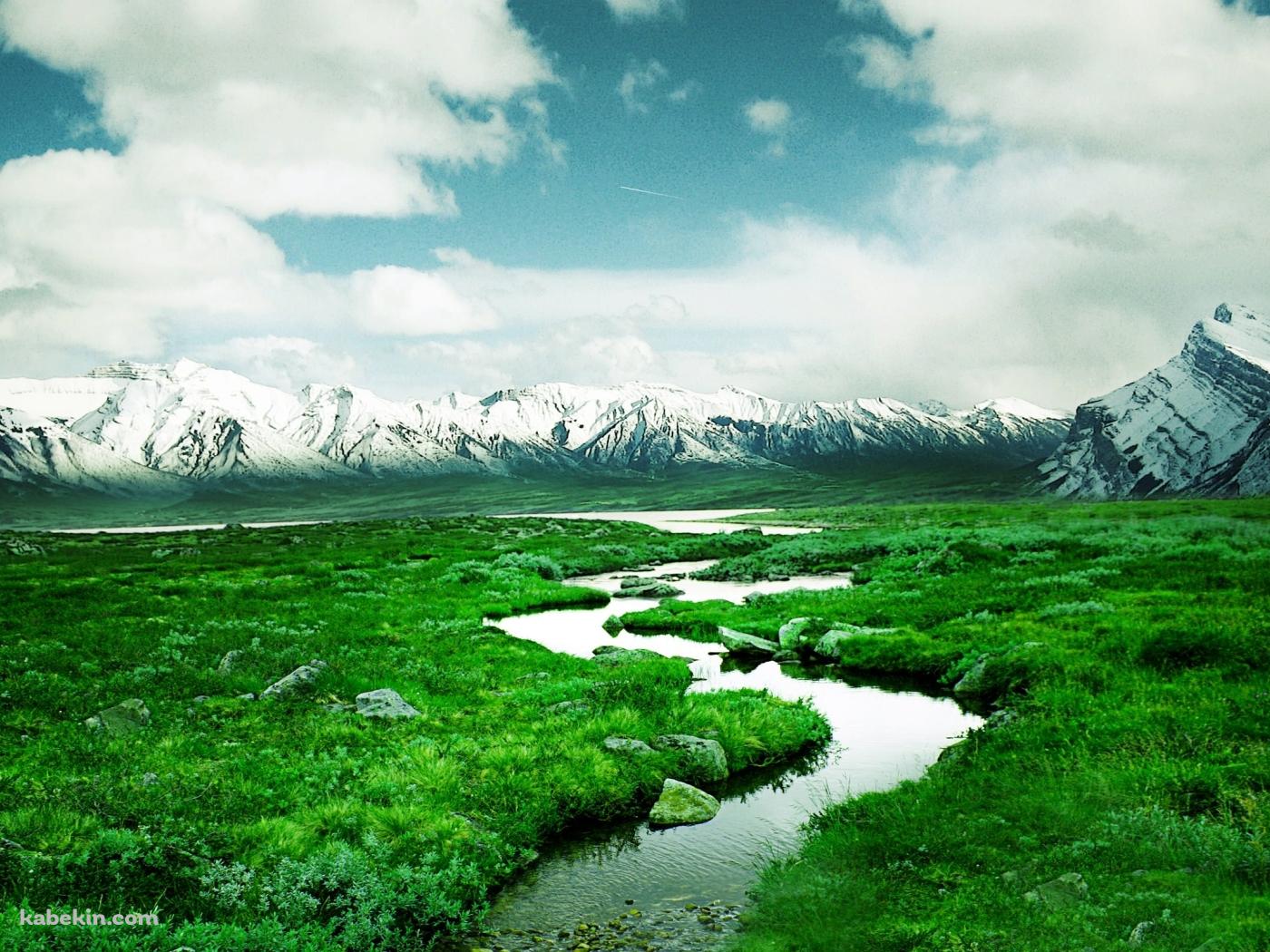 ノルウェー うねる川の壁紙(1400px x 1050px) 高画質 PC・デスクトップ用