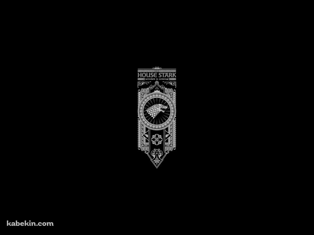ゲーム オブ スローンズ スターク家 黒の壁紙(1024px x 768px) 高画質 PC・デスクトップ用