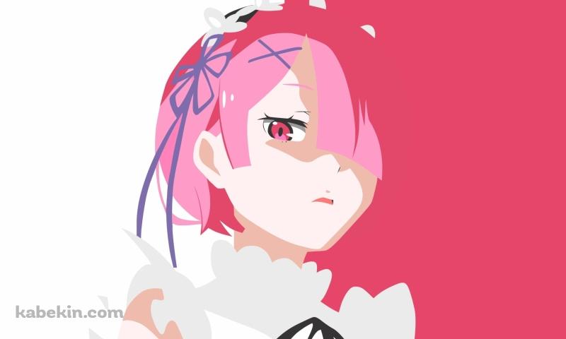 Re：ゼロから始める異世界生活 ラム ベクターの壁紙(800px x 480px) 高画質 PC・デスクトップ用