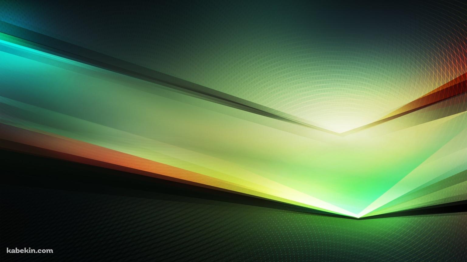 光沢のある緑の壁紙(1536px x 864px) 高画質 PC・デスクトップ用