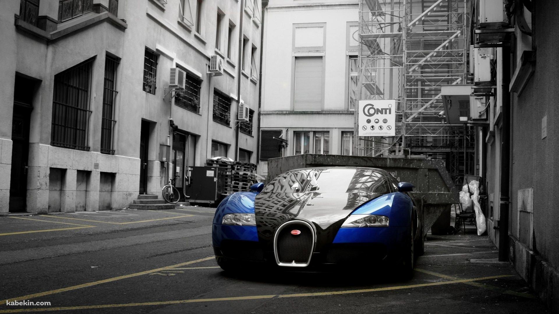 停車しているブガッティの壁紙(1920px x 1080px) 高画質 PC・デスクトップ用