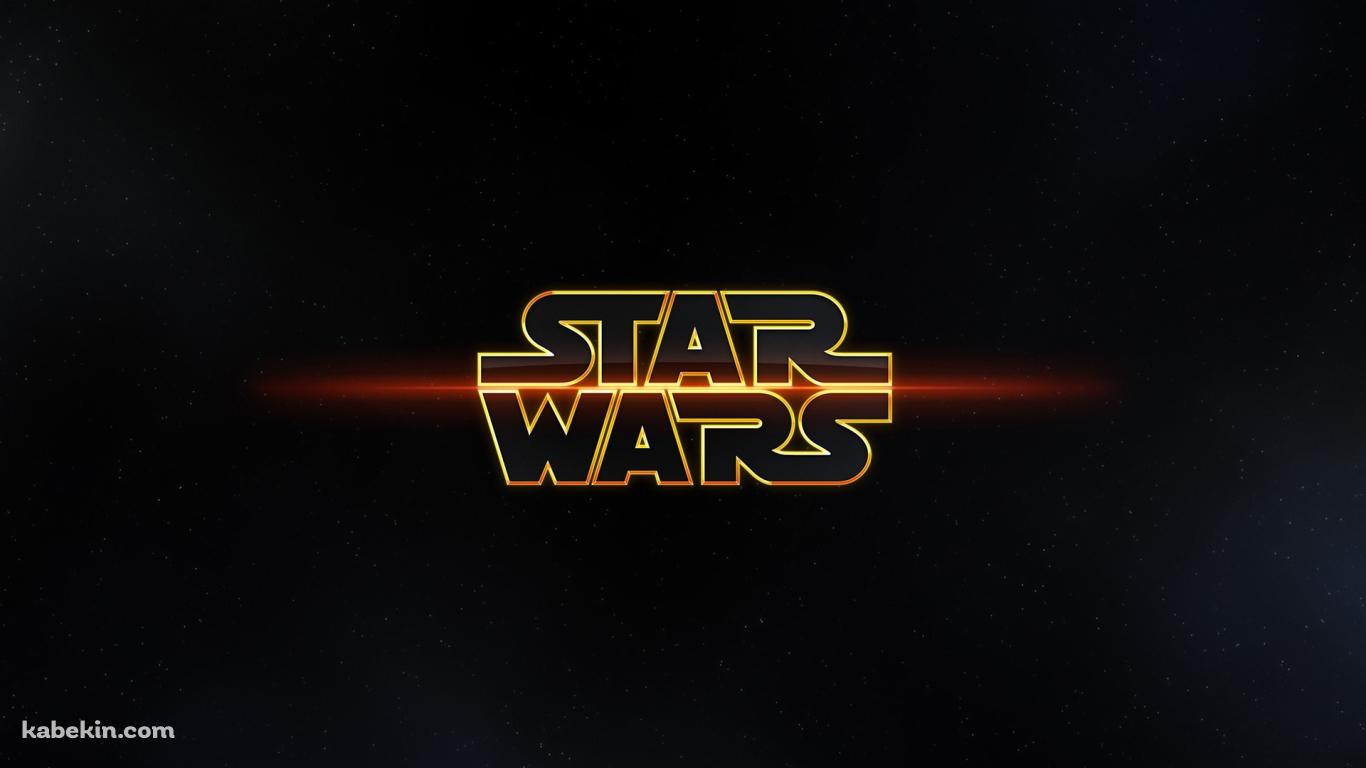 STAR WARS LOGOの壁紙(1366px x 768px) 高画質 PC・デスクトップ用
