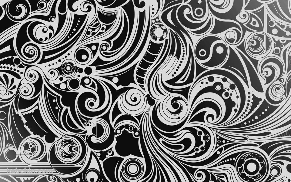 白と黒のレリーフの壁紙(960px x 600px) 高画質 PC・デスクトップ用