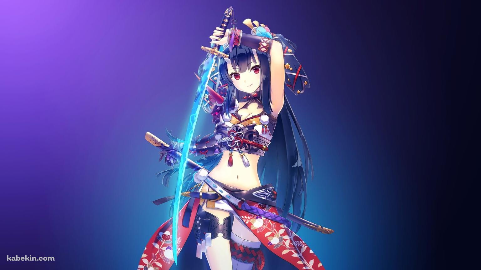 チェインクロニクル 九領 妖刀守の壁紙(1536px x 864px) 高画質 PC・デスクトップ用