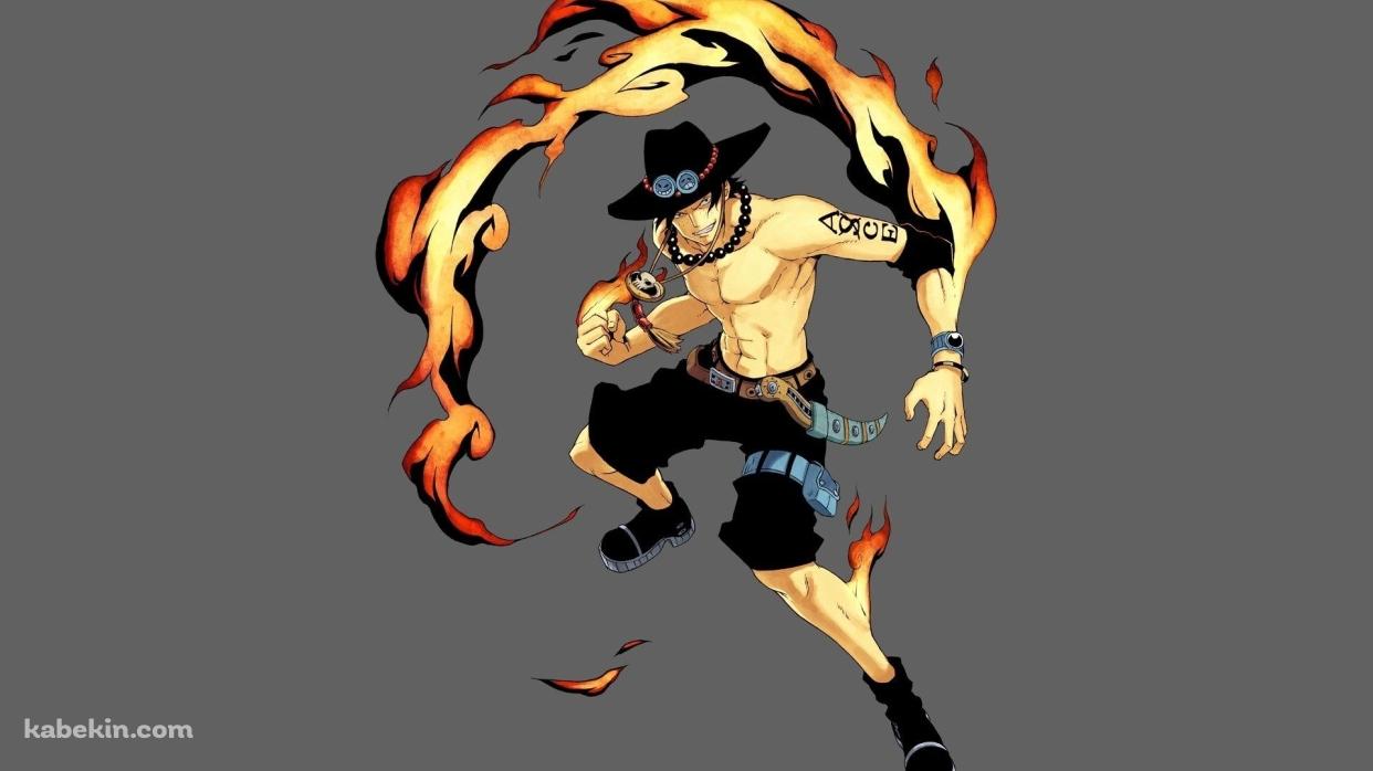 ONE PIECE ワンピース ACE エースの壁紙(1242px x 698px) 高画質 PC・デスクトップ用