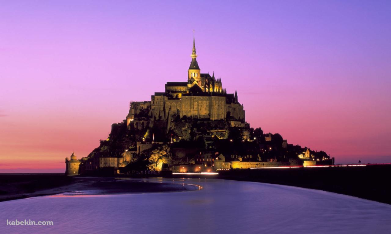 モン・サン＝ミシェル Mont Saint Michelの壁紙(1280px x 768px) 高画質 PC・デスクトップ用