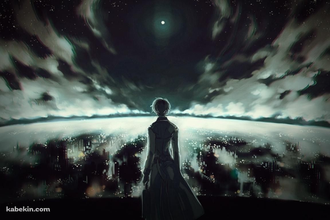 街並みを見下ろす金木研 東京喰種の壁紙(1152px x 768px) 高画質 PC・デスクトップ用