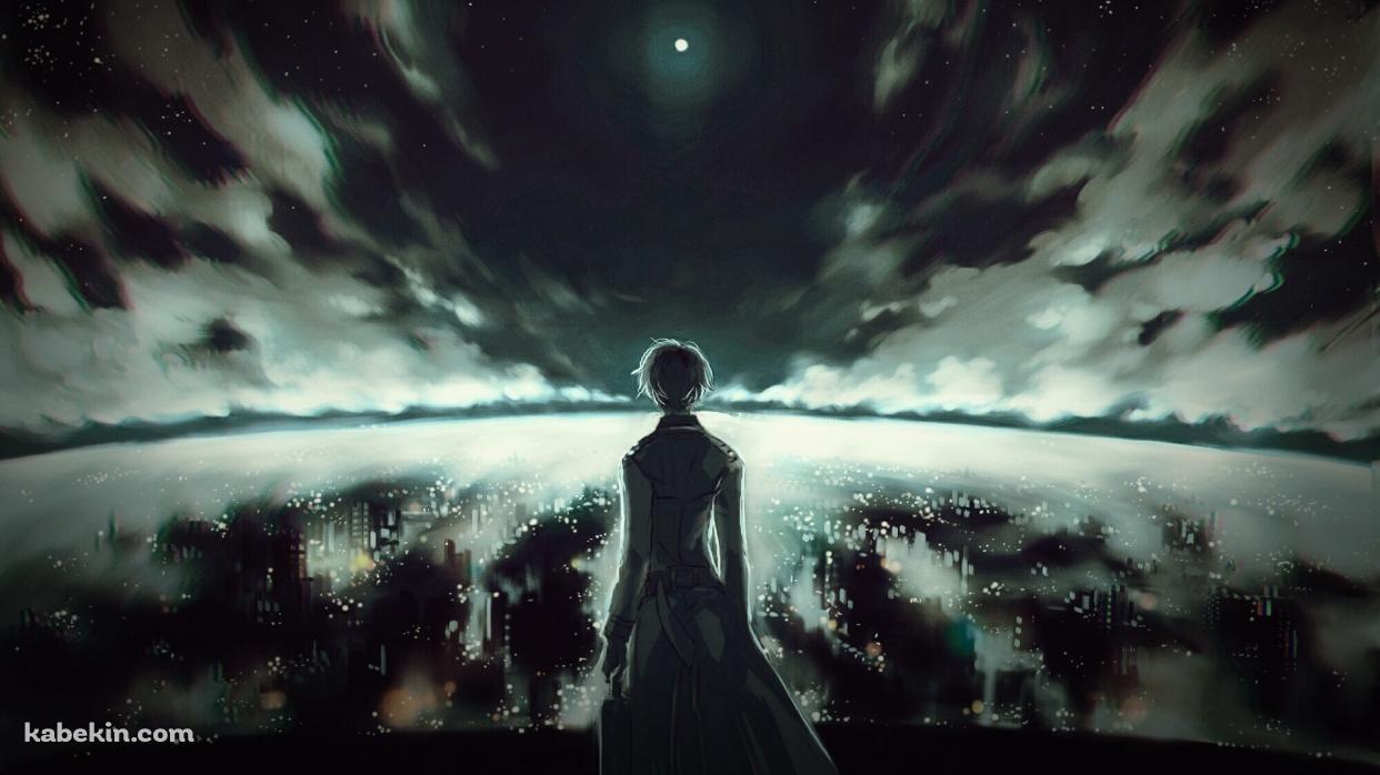 街並みを見下ろす金木研 東京喰種の壁紙(1242px x 698px) 高画質 PC・デスクトップ用