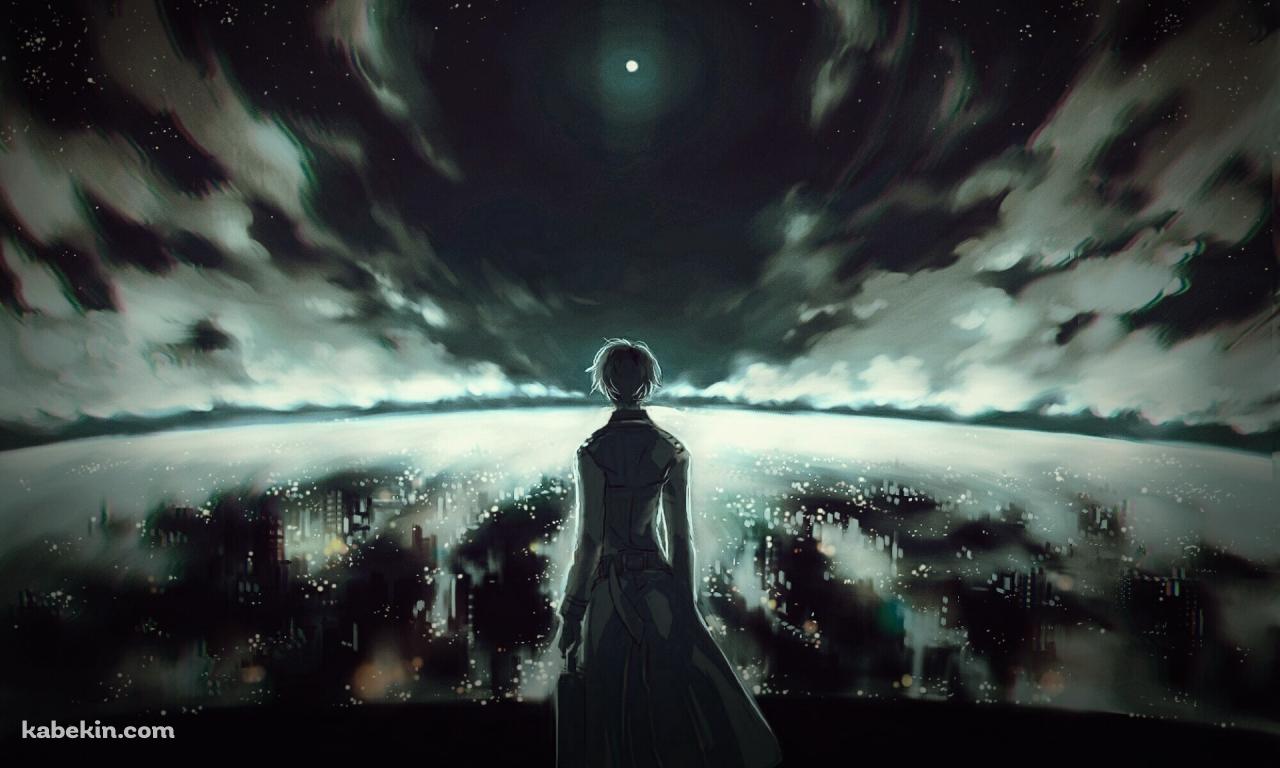 街並みを見下ろす金木研 東京喰種の壁紙(1280px x 768px) 高画質 PC・デスクトップ用