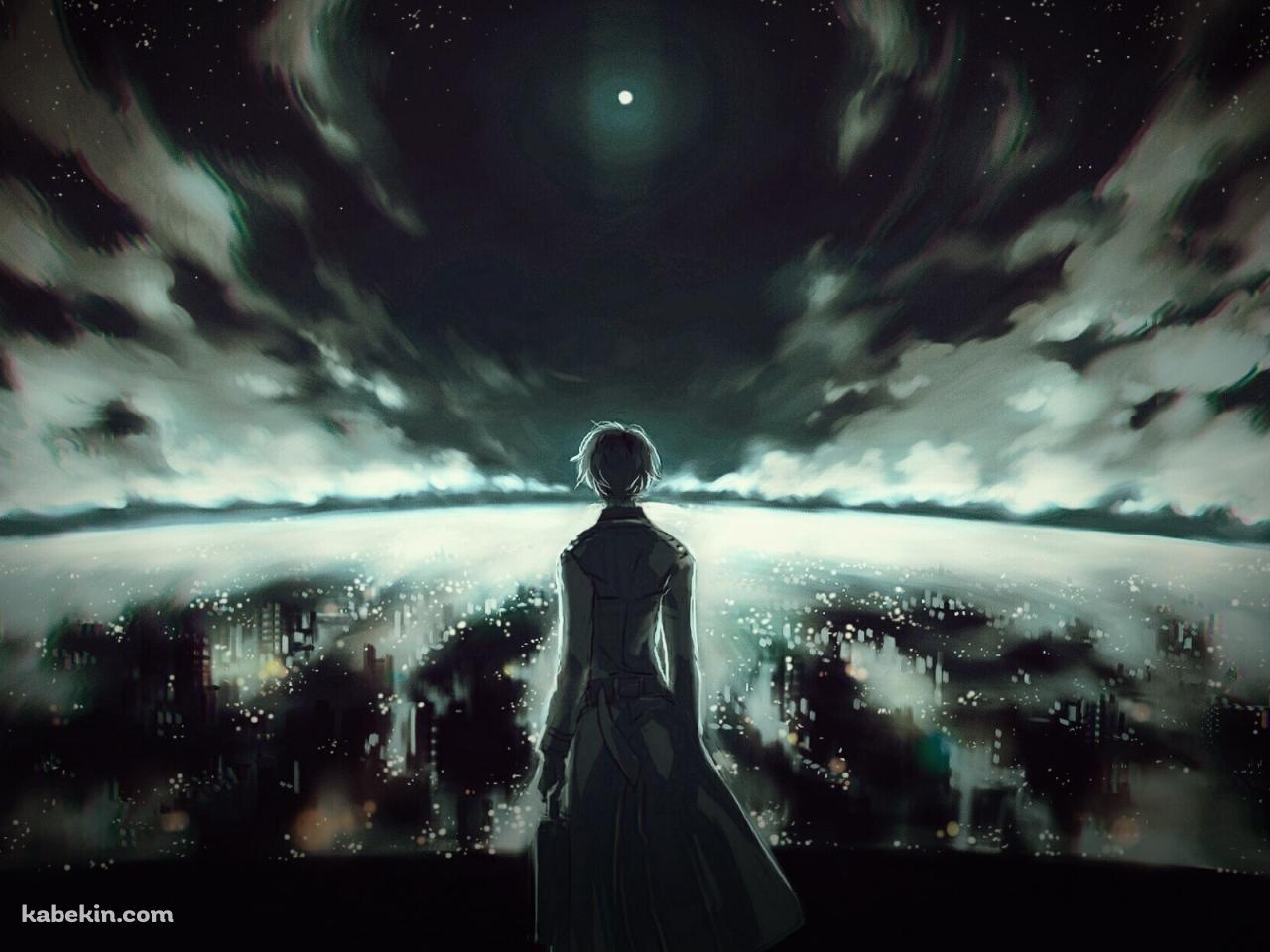 街並みを見下ろす金木研 東京喰種の壁紙(1280px x 960px) 高画質 PC・デスクトップ用