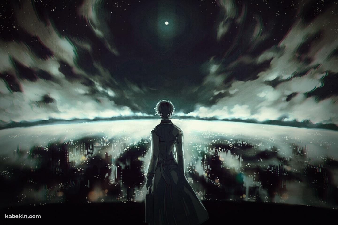 街並みを見下ろす金木研 東京喰種の壁紙(1440px x 960px) 高画質 PC・デスクトップ用
