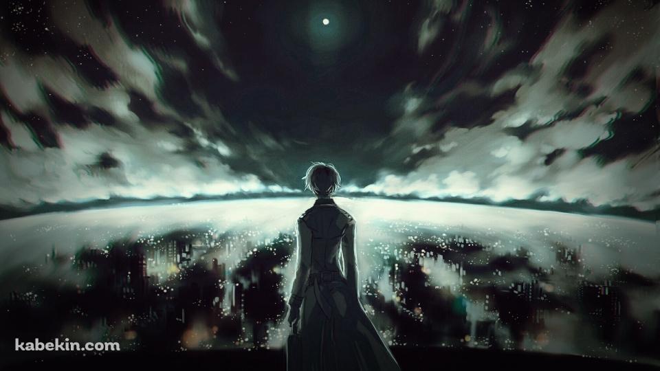街並みを見下ろす金木研 東京喰種の壁紙(960px x 540px) 高画質 PC・デスクトップ用