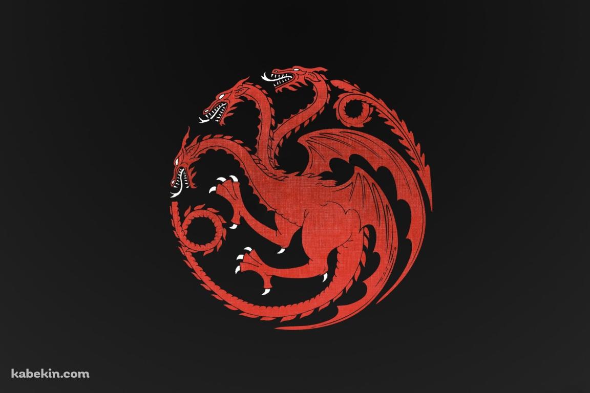 3つ首のレッドドラゴンの壁紙(1152px x 768px) 高画質 PC・デスクトップ用