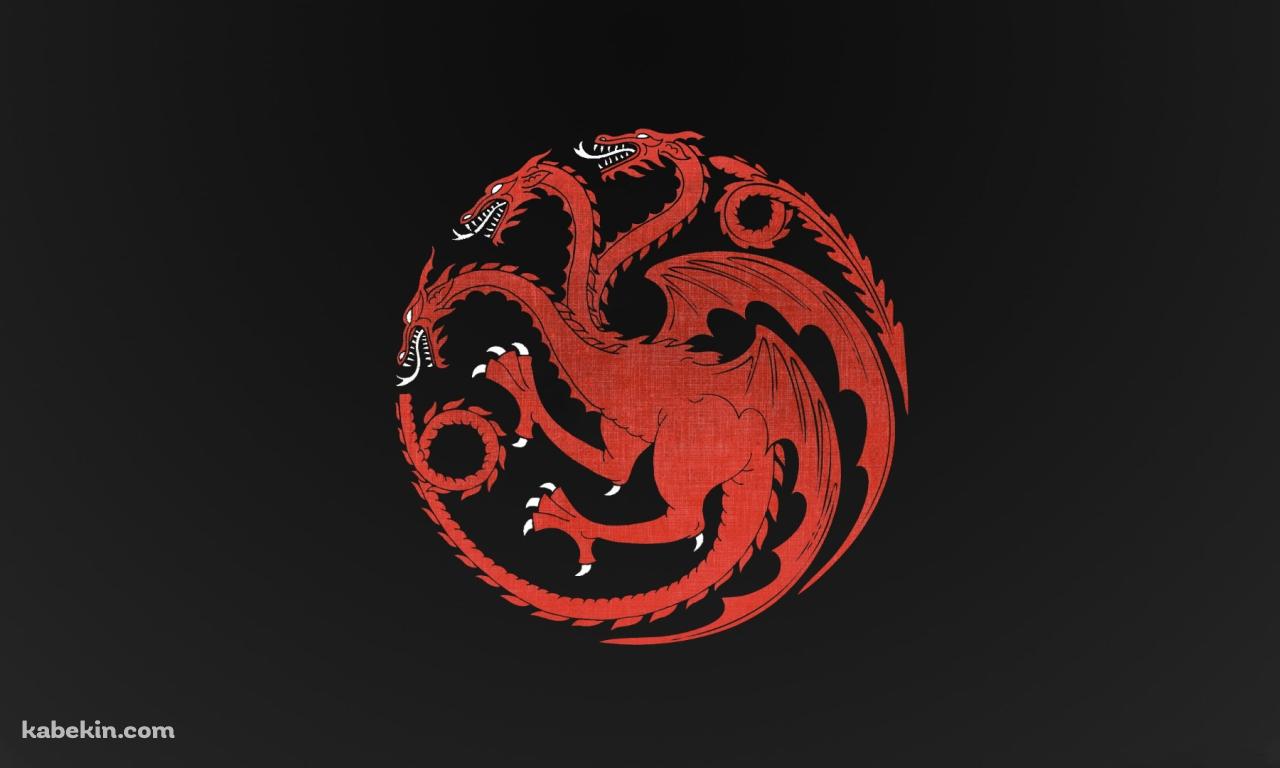 3つ首のレッドドラゴンの壁紙(1280px x 768px) 高画質 PC・デスクトップ用
