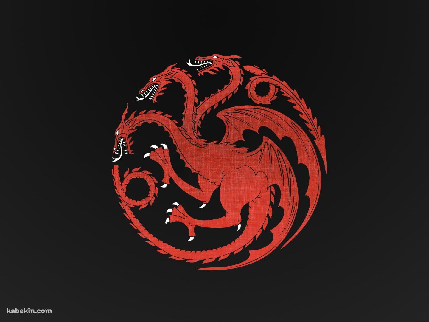 3つ首のレッドドラゴンの壁紙(1440px x 1080px) 高画質 PC・デスクトップ用