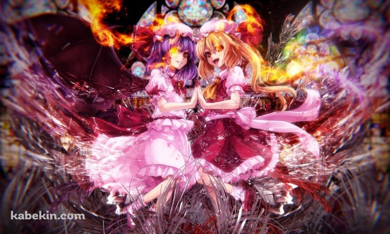 東方 touhou 3の壁紙(800px x 480px) 高画質 PC・デスクトップ用
